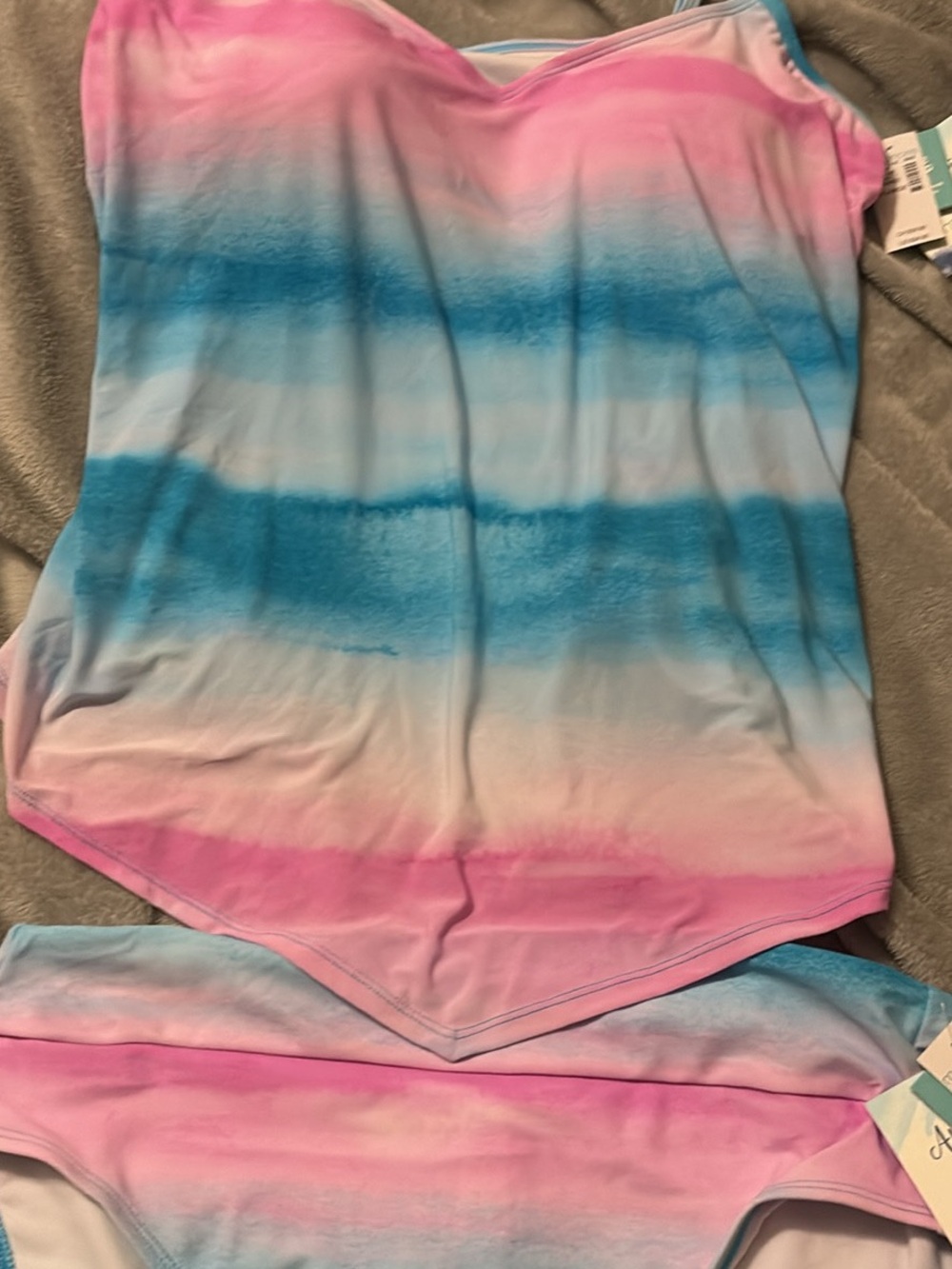 Maurices Tankini Swimsuit Tye Dye XL